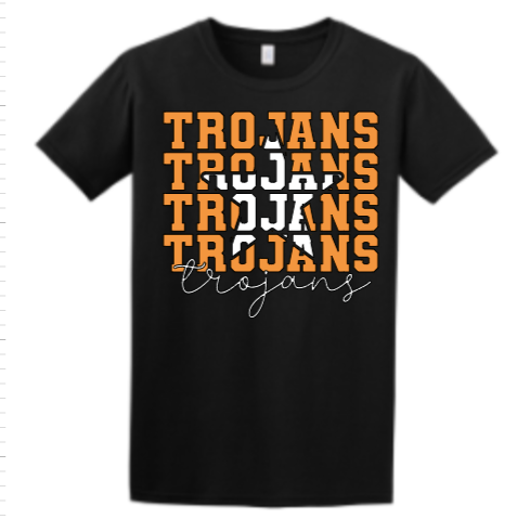 Trojan Star Design Tshirt