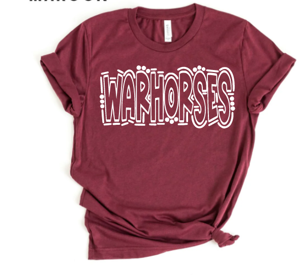 Warhorse Doodle Design Tshirt