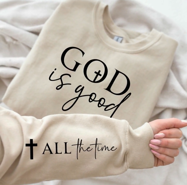 God is Good Crewneck Sweatshirt