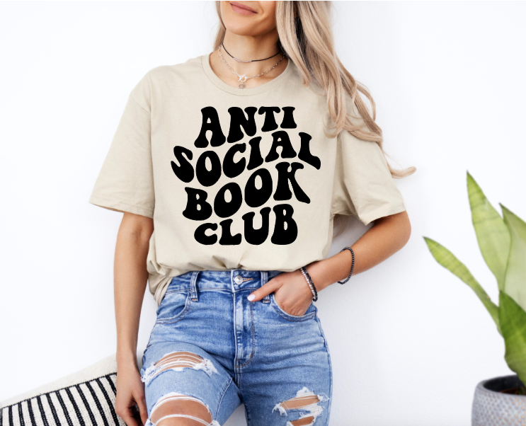 Anti Social Book Club Tshirt