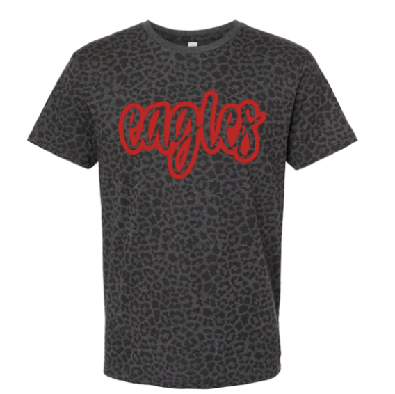Eagles Leopard Print Tshirt- Limited Quantities available